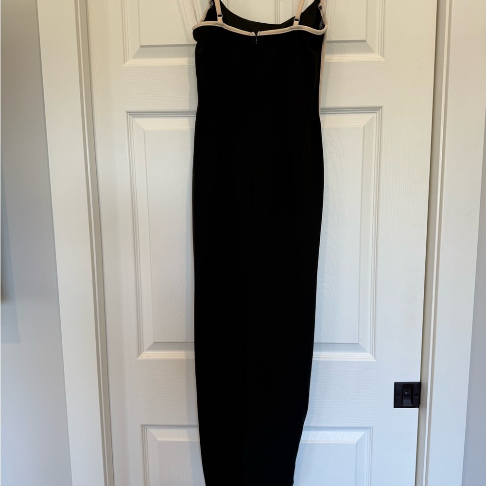 Sunny Coast Piping Trim Maxi Dress Black - Picture 4 of 8